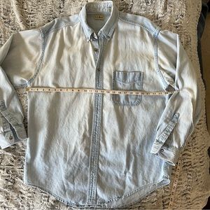 Men’s Tall Denim shirt